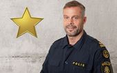 Rino Carlsson, mottagare av 2020 års SSF Polisstipendium.