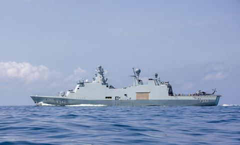 Fregatten Esbern Snare. Foto: Forsvaret