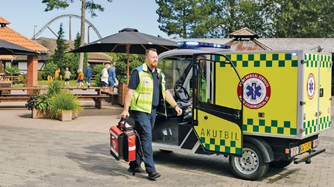 Event Medical Service etablerat en läkarmottagning på Djurs Sommerland, Nordens största nöjespark, som ligger på Djursland i Danmark.