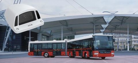 Axis P3925-LRE, en robust och kompakt ombordkamera för utomhusbruk som är optimerad för transportindustrin 