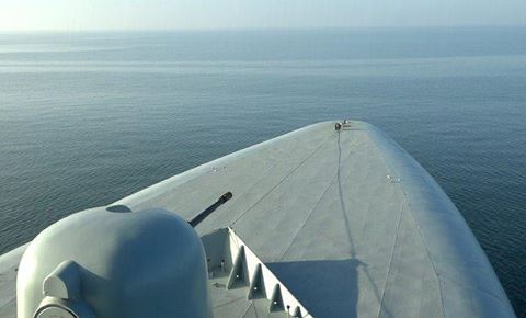 Inspektionsskibet Thetis sejler som skoleskib i danske farvande. Foto: Steffen Fog / Forsvaret 