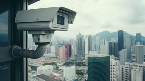 Utökat antal bevakningskameror i Hongkong under 2024