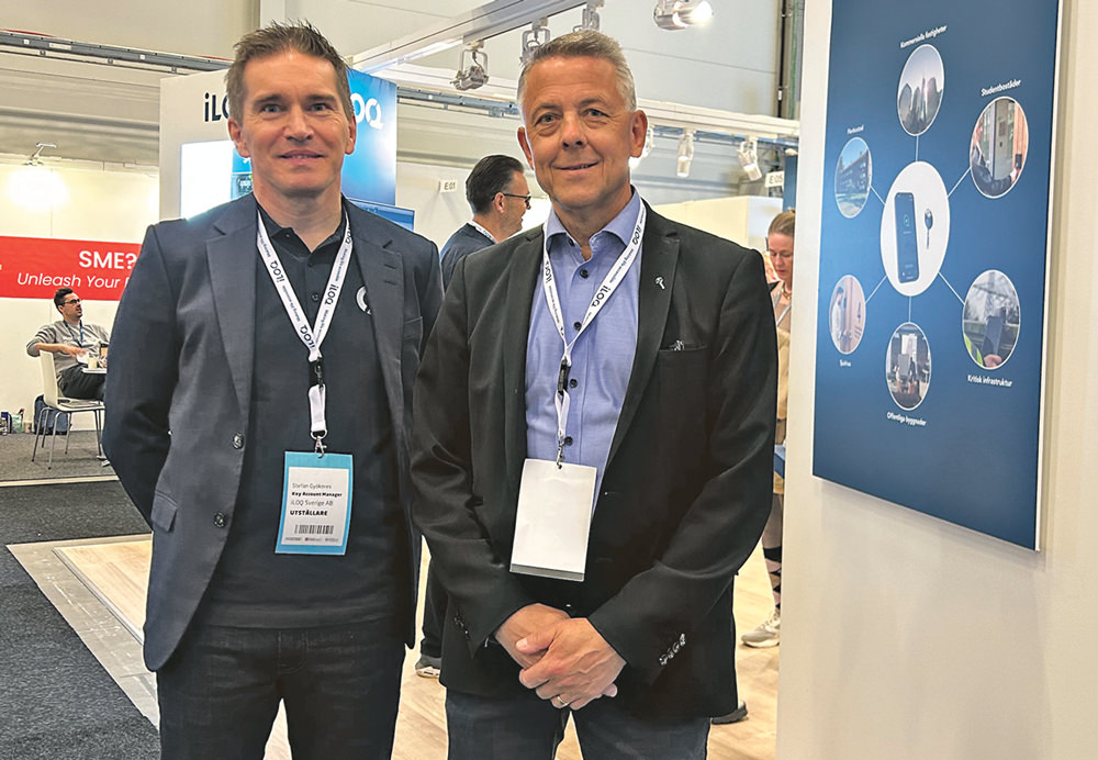 Stefan Gyökeres och Christer Wiberg är mycket nöjda över att allt fler verksamheter inom samhällskritisk infrastruktur fått upp ögonen för Iloqs digitala och batterifria låslösningar.