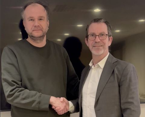 SNOS-ordförande Markus Lahtinen med Transportföretagens säkerhets- och beredskapschef Per Geijer. SNOS-ordförande Markus Lahtinen med Transportföretagens säkerhets- och beredskapschef Per Geijer.