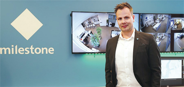 Christopher Åkesson, nordisk försäljningschef på Milestone Systems.