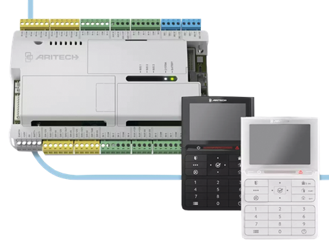 Axon – centralapparat och manöverenheter.