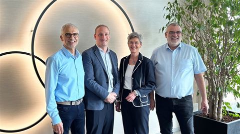 Hans-Jörg Weh, Johan Martinsson, Christine Walz, och Thomas Henschel.