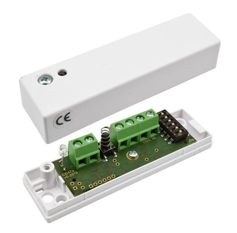 Alarmtech’s intelligenta chockdetektor CD 470, som detektera angrepp baserade på såväl korta signaler (slag med verktyg) som långsamma signaler (slipmaskiner eller borrar).