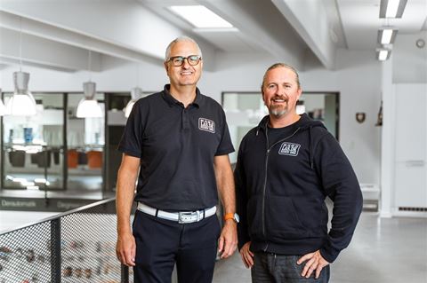 Martin Løvdal Jensen, vd Lås.DK och Thomas Løvdal Mortensen, produktionschef, Lås.DK. Martin Løvdal Jensen, vd Lås.DK och Thomas Løvdal Mortensen, produktionschef, Lås.DK.