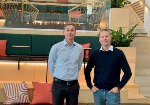 RCO Securitys vd Ove Bergkvist och Pacom Nordics vd Mårten Gunnarsson. 