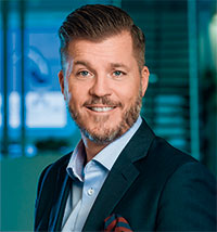 Johan Grahn, Head Business Line Management på Siemens. Johan Grahn, Head Business Line Management på Siemens.