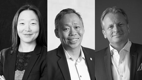 Fra venstre: Malou Toft, Benjamin Low og Jos Beernink .