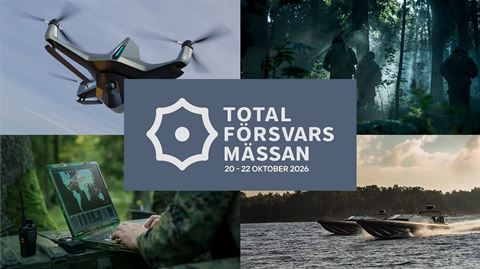 Totalförsvarsmässan arrangeras för första gången 2026 och är en parallellmässa till Skydd.