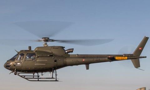 Fennechelikopter. Foto: Simon Elbeck/Forsvaret. 