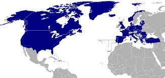 NATO, som alliancen ser ud i dag.