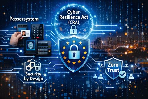 Implementeringen av Cybersecurity Resilience Act (CRA) i EU-ländernas lagstiftning blir en gamechanger på marknaden för säkerhetsteknik – inte minst för tillverkare av passersystem.